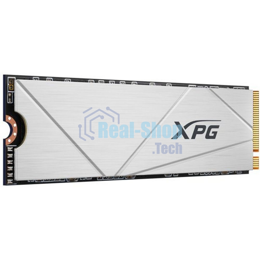 Накопитель SSD ADATA XPG GAMMIX S60, 2Tb, PCIe 4.0 x4, M.2 2280, NVMe, R/W 5000/4200, с радиатором