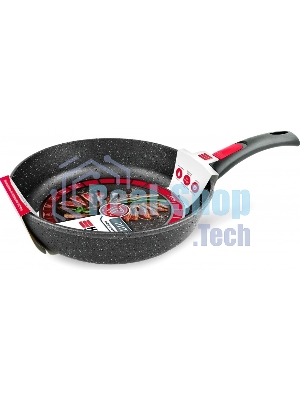 Сковорода НМП Литая L18026i, 26 см, серый