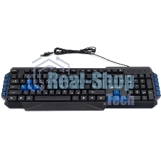 Клавиатура Oklick 750G Frost War проводная, USB Type-A, чёрный