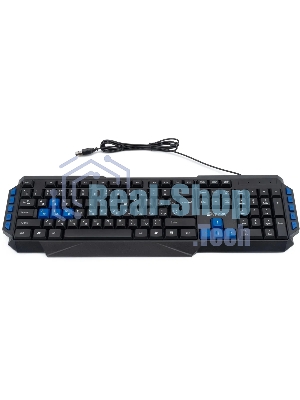 Клавиатура Oklick 750G Frost War проводная, USB Type-A, чёрный