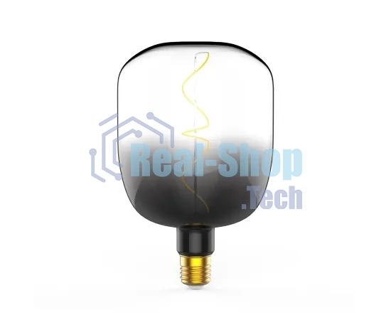 Лампа светодиодная Gauss Filament V140 5W 200lm 1800К Е27 black-clear flexible LED