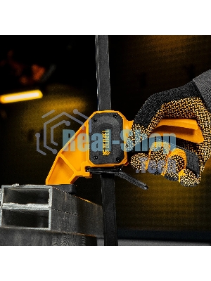 Струбцина Denzel F-образная, быстрозажимная, 300 х 80 мм, усиленный нейлоновый корпус