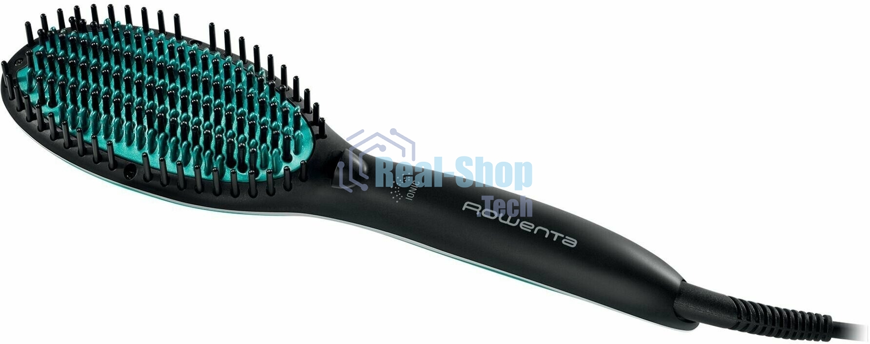 Расческа-выпрямитель Rowenta CF5820F0 черный/зеленый, 200 °C, 3 режима