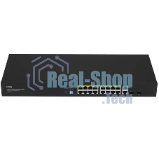 Коммутатор Cudy GS1018PS2, 16×1 Гбит/с, 2×1 Гбит/с Combo (RJ-45/SFP), 2×1 Гбит/с SFP