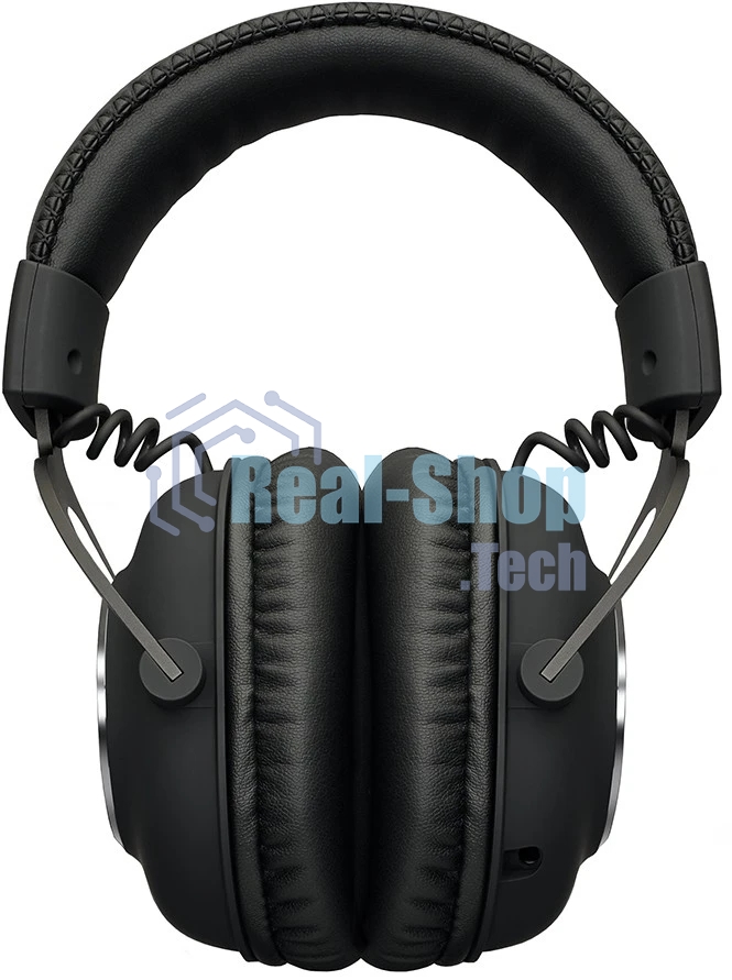 Гарнитура проводная с микрофоном Logitech Pro X LIGHTSPEED черный мониторные BT оголовье (981-000907)
