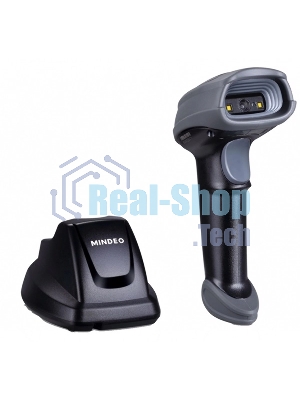 Сканер штрих-кода ручной Mindeo CS2291-HD (BT) 2D имидж, проводной, 45 скан/сек, USB, Bluetooth, серый