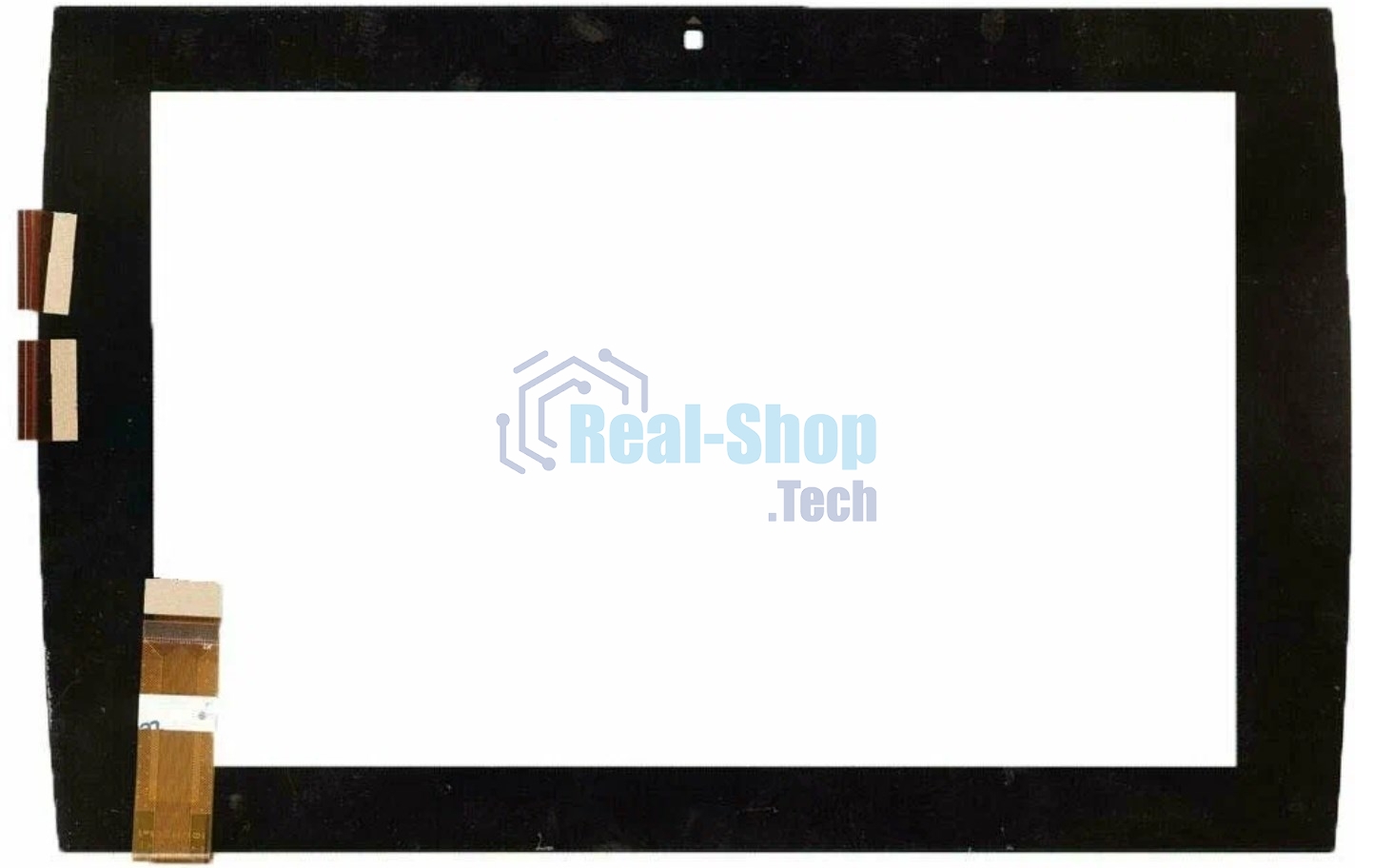 Сенсорное стекло (тачскрин) для Asus Eee Pad Slider SL101, черное с рамкой