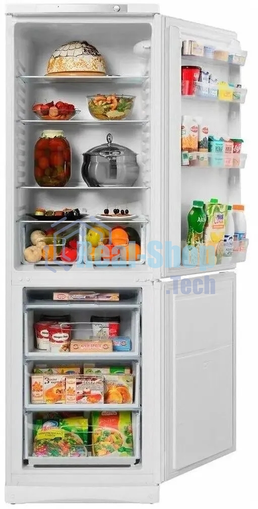 Холодильник Indesit ES 20 A белый двухкамерный 233/108л морозилка снизу