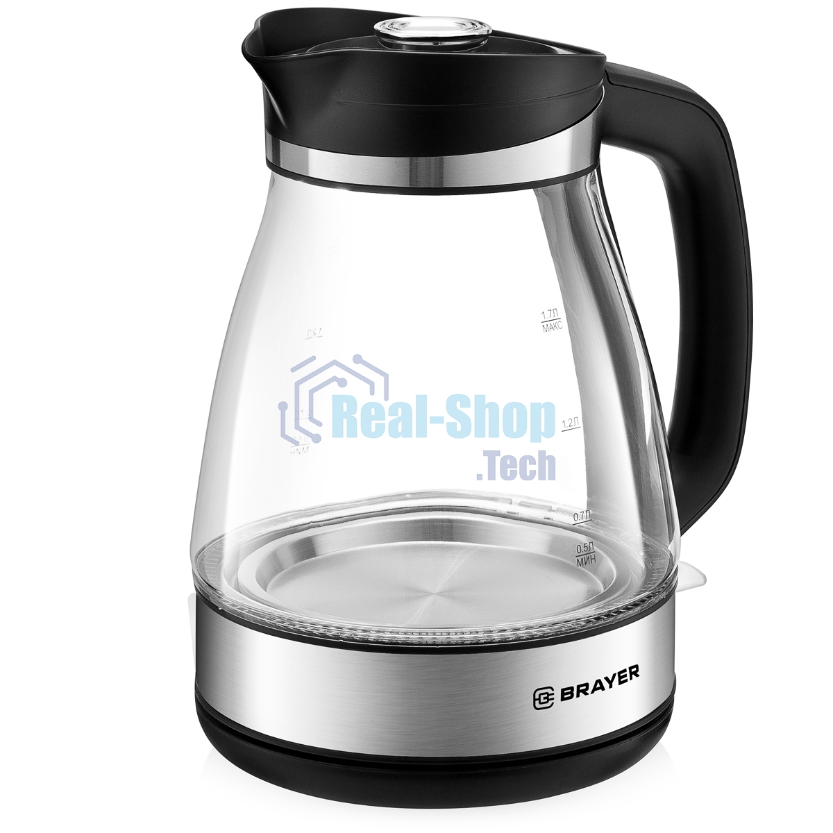 Чайник электрический BRAYER BR1048, 2200 Вт, 1,7 л