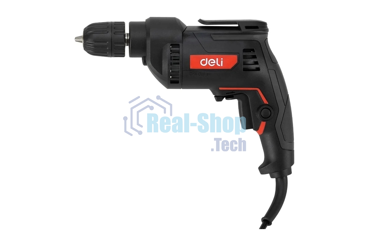 Дрель Deli DE-DZ10-1E, 500 Вт, сетевая, безударная