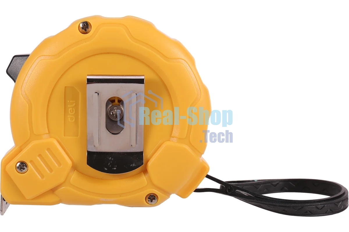 Рулетка Deli DL9025B 5мx25мм Метрическая. Корпус ударопрочный.
