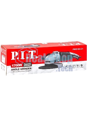 Углошлифовальная машина P.I.T. PWS180-C1 1700Вт 8500об/мин рез.шпин.:M14 d=180мм