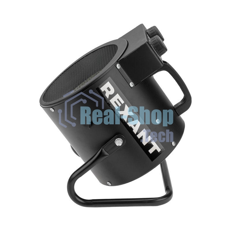 Пушка тепловая электрическая Rexant круглая, регулировка угла наклона, ТЭН, 2кВт