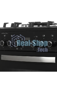 Плита комбинированная Gefest ПГЭ 6502-03 0044 черный, конфорок 4 газовых, духовка 55 л, 60 см x 85 см x 60 см