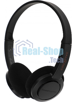 Беспроводные/проводные наушники Creative Jam V2 черный, накладные, Bluetooth + USB-C, до 22 ч