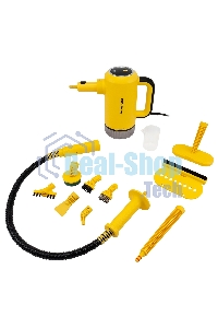 Пароочиститель Polaris PSC 1712С черно/желтый, 1700 ВТ, 360 мл