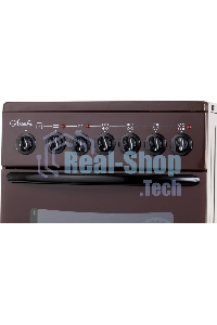 Плита электрическая Лысьва EF4006MK00 коричневый, конфорок 4 электрических, духовка 57 л, 50 см x 84 см x 60 см (без крышки)