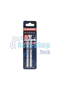 Пилка для лобзика EDGE by PATRIOT T101A по пластику, 2шт в блистере