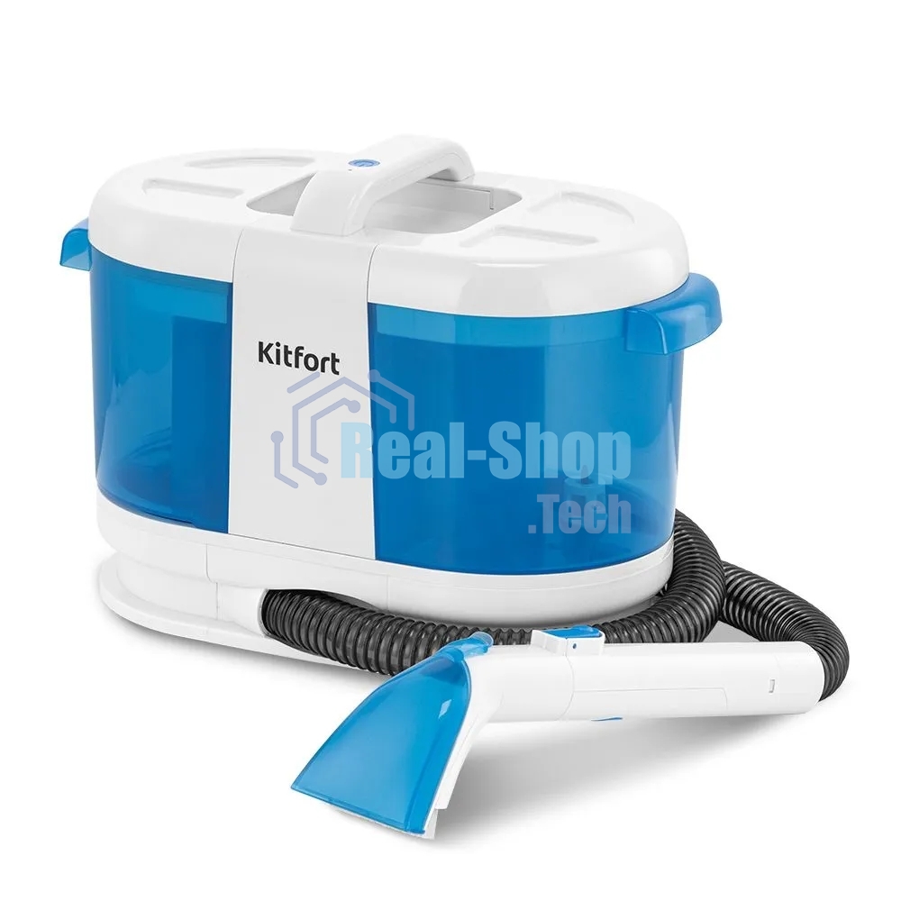 Пылесос моющий Kitfort КТ-5376 170Вт голубой/белый