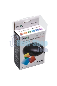 Мышь проводная Dialog Comfort MOC-10U черный, 1200 dpi, USB, кнопки - 3