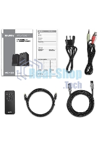 Акустическая система SVEN АС MC-30, черный (200 Вт, Bluetooth, пульт, Optical)