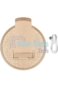 Портативная колонка BBK BTA1110 золотистый 10W 2.0 BT 10м 1800mAh