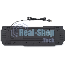 Клавиатура проводная Oklick 750G FROST WAR, USB, черный/синий