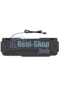 Клавиатура проводная Oklick 750G FROST WAR, USB, черный/синий