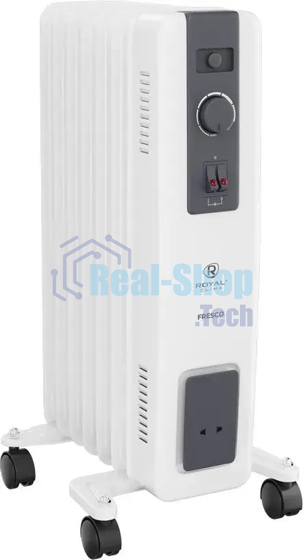 Радиатор масляный Royal Clima ROR-FR7-1500M 1500Вт белый/черный