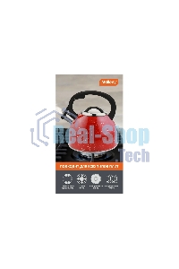 Чайник для плиты из нерж стали со свистком MALLONY 