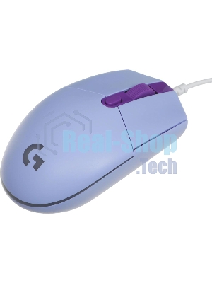 Мышь проводная Logitech G102 LIGHTSYNC фиолетовый, 8000 dpi, USB, кнопки - 6