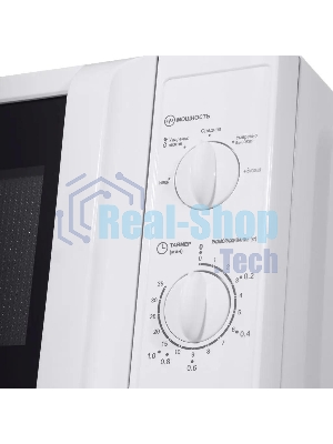 Микроволновая печь Maunfeld MFSMO.20.7WH белый, 20 л, 700 Вт, переключатели - поворотный механизм