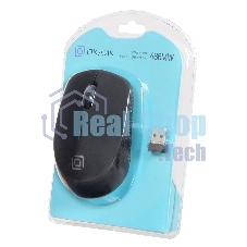 Мышь беспроводная Oklick 486MW черный, 1000 dpi, радиоканал, USB, кнопки - 3
