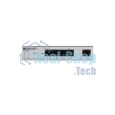 Коммутатор Unmanaged Switch 4x1000Base-T PoE, 1x1000Base-T, PoE Budget 60W, Long-range PoE up to 250m, metal case