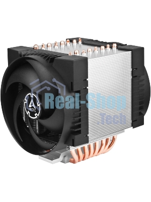 Вентилятор для процессора Arctic Freezer 4U-M Rev. 2 серебристый/черный, 120 мм, алюминий/медь, 2300 об/мин, 40 дБ, 4 pin, 350 Вт, 145 мм