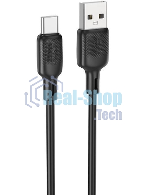 Кабель BOROFONE (6941991115554) BX113 USB 3.0A для Type-C черный 3 м