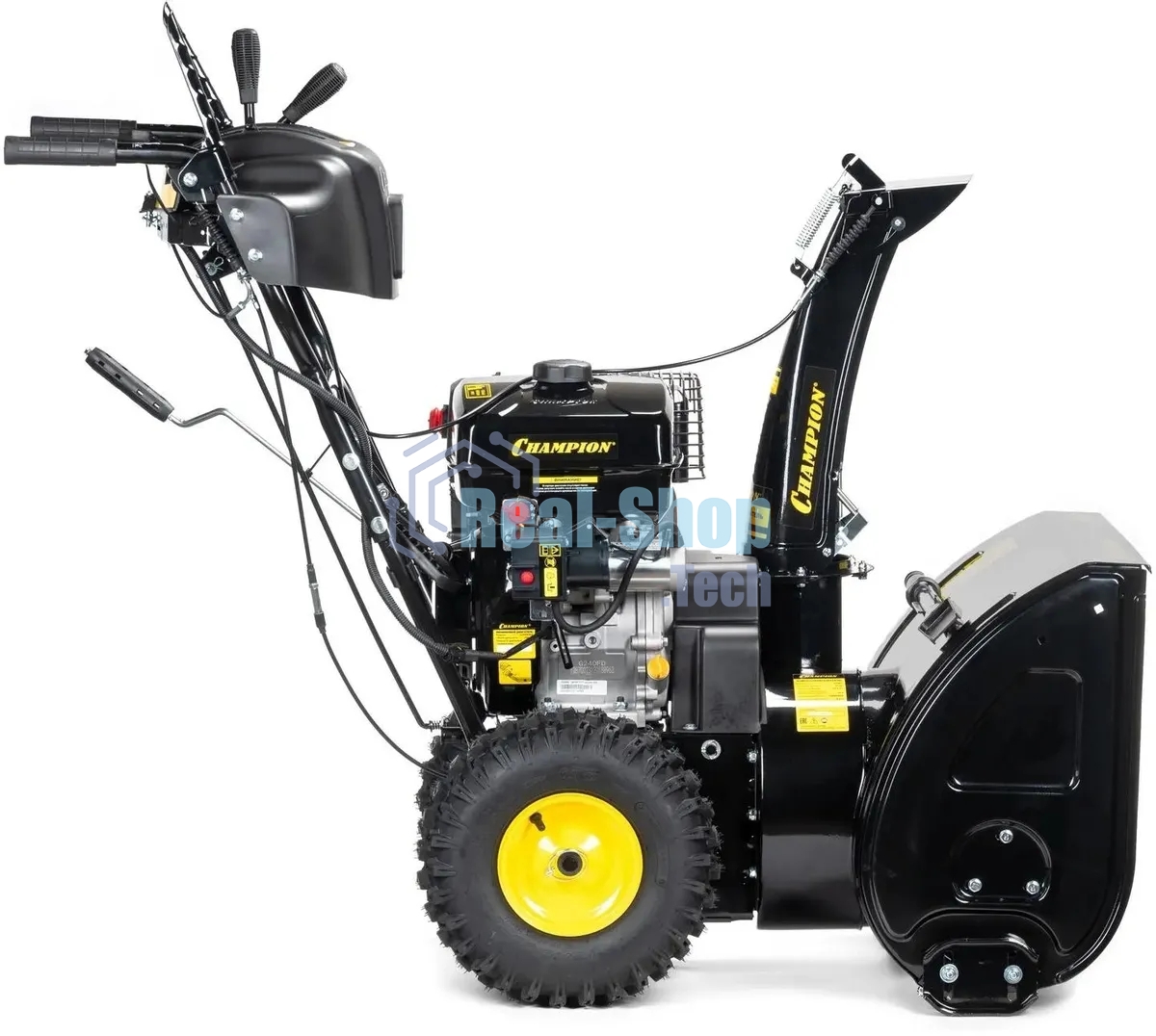 Снегоуборщик Champion ST861 8 лс 61 см 6F/2R колеса 6 л 85 кг эл. стартер, фара, обогрев