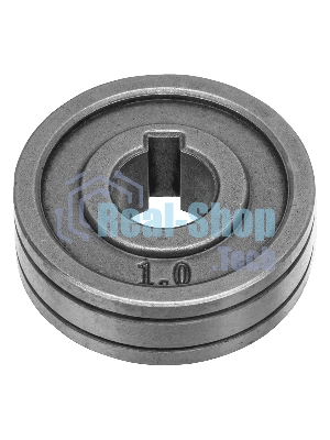 Подающий ролик Denzel V профиль под стальную проволоку 0,8-1 мм, 2 шт