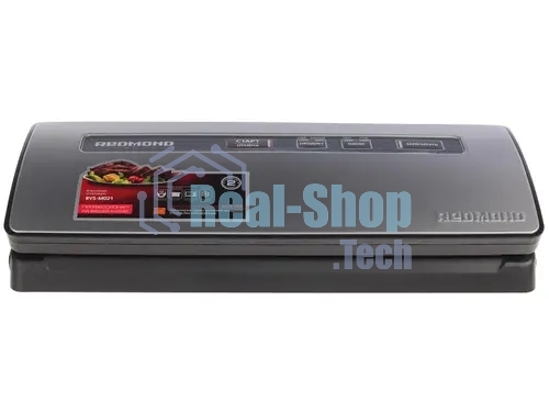 Вакуумный упаковщик Redmond RVS-M021 250Вт серебристый/черный