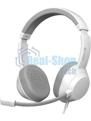 Гарнитура A4Tech Fstyler FH150U белый/серый, проводная