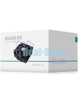 Кулер для процессора DEEPCOOL AN400 черный 92мм алюминий+медь 2900rpm 31db 4-pin 150W 52,5мм