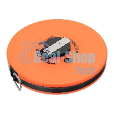 Рулетка геодезическая Sparta 30 м х 12,5 мм, лента ПВХ, закрытый круглый корпус