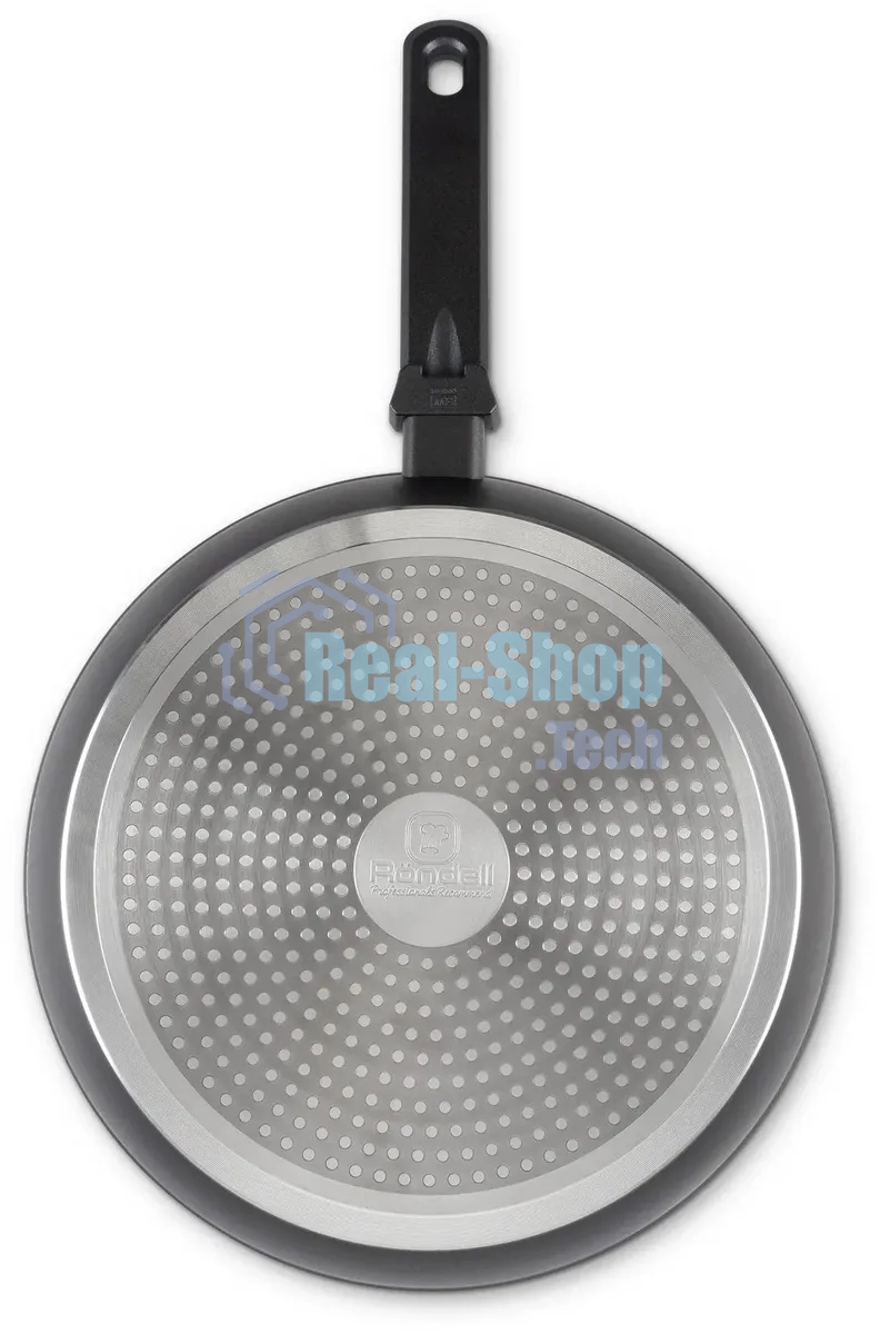 Сковорода Rondell Marvel RDA-1908 круглая 24см покрытие: Xylan Plus ручка несъемная (без крышки) серый