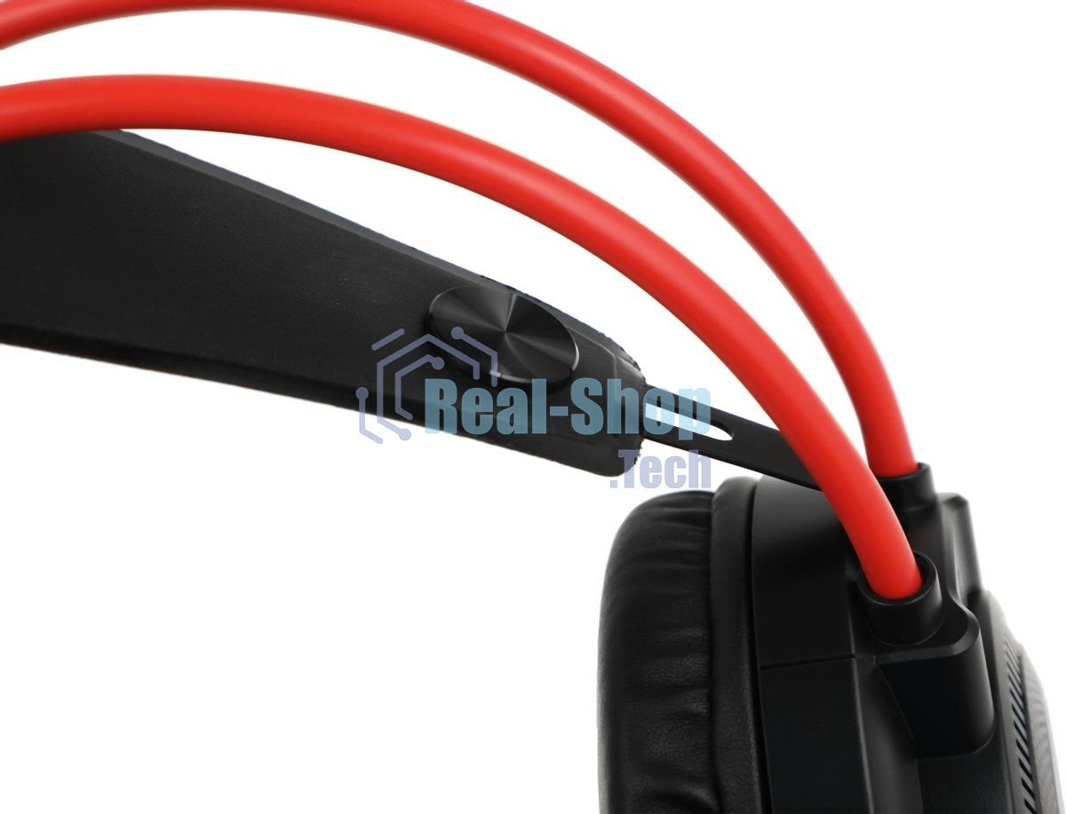 Гарнитура проводная с микрофоном A4Tech Bloody G200S черный/красный 2м мониторные USB оголовье (G200S USB/BLACK +RED)