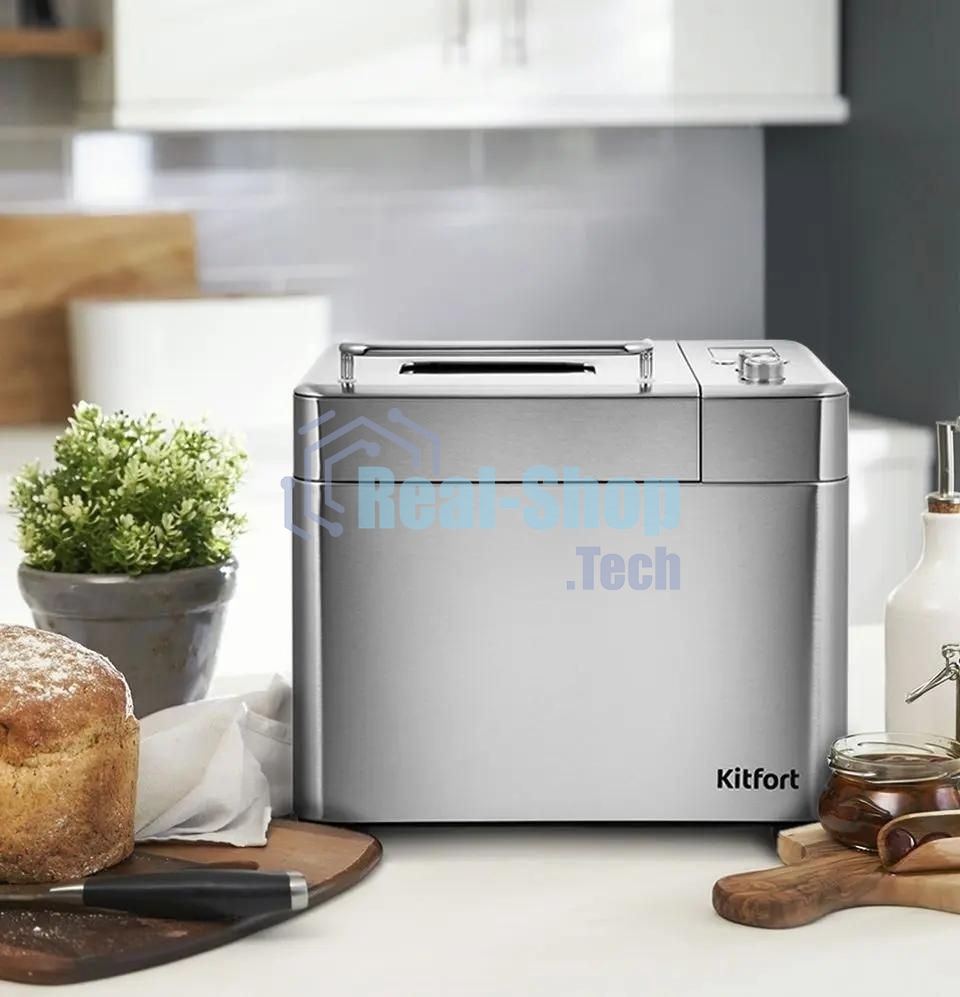 Хлебопечка KitFort КТ-304, нержавеющая сталь