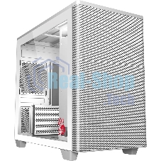 Компьютерный корпус Bloody BD-CC117F белый без БП mATX 5x120мм 1xUSB 2.0 1xUSB 3.0 audio bott PSU