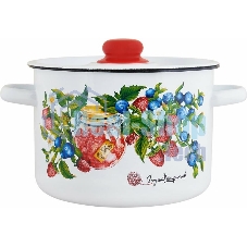 Кастрюля Appetite 1с15с/1 Конфитюр с крышкой, эмалированная сталь 1,5 л