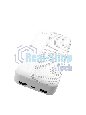 Портативный аккумулятор MORE CHOICE (4620202552938) PB25-20 20000mAh 2USB+Type-C+1micro USB 2.0A, белый