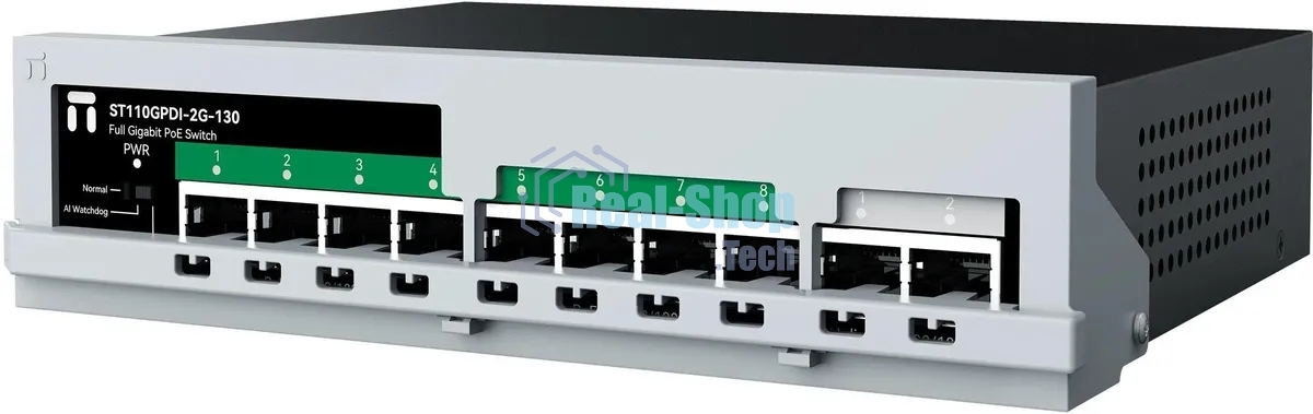 Коммутатор Netis ST110GPDI-2G-130 10x1Гбит/с 8PoE неуправляемый