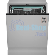 Встраиваемая посудомоечная машина Weissgauff BDW 6135 D Inverter AutoOpen Timer Floor, серебристый, 59.8 см, 14 компл., 49 дБ, класс А+++